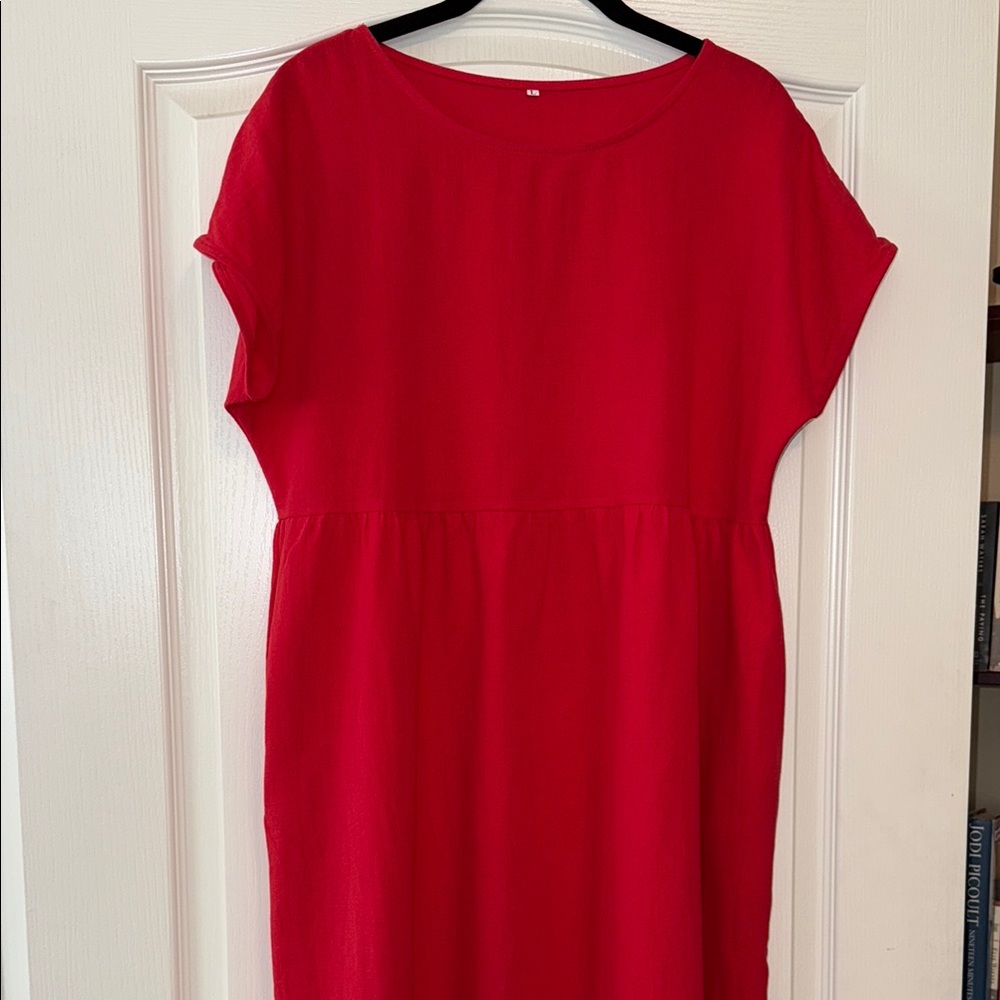 Elegant Red Women's Dress